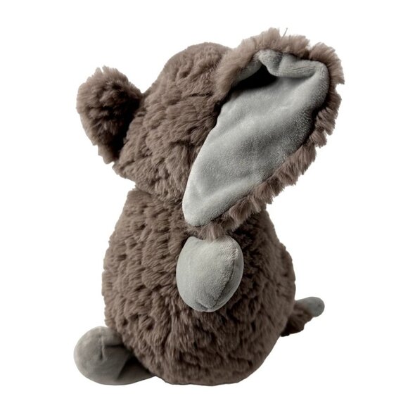 Mary Meyer Elephant Plush Gray Blue Ears Feet Stuffed Animal Soft Toy Sewn Eyes - Picture 2 of 11